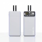 66W Fast Charging Power Bank with Built-in Cables & LED Display