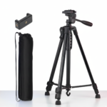 3366 Aluminum Tripod Stand (55-Inch) – Adjustable Tripod with Mobile Holder - Image 2