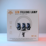 MF-36 LED Ring Light with 3 Mobile Holders – Professional Lighting Setup